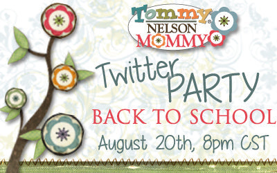 Tommy Nelson Mommy Twitter Party Back to School August 2013
