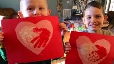 A Simple Handprint Valentine's Day Craft
