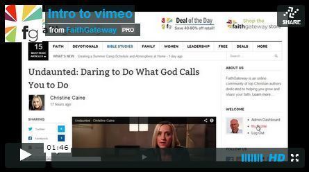 Vimeo Video Bible Studies