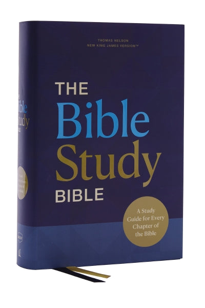 NKJV, The Bible Study Bible, Comfort Print: A Study Guide For Every Ch ...