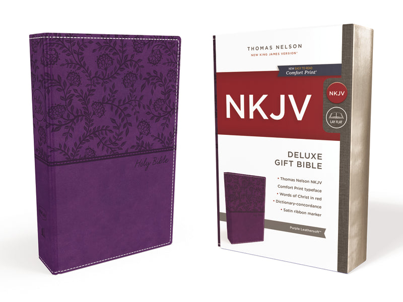 NKJV, Deluxe Gift Bible, Red Letter Edition, Comfort Print: Holy