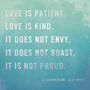 Love is patient, love is kind. It does not envy, it does not boast, it is not proud.,Wisdom for Each Day by Billy Graham 9781404186934