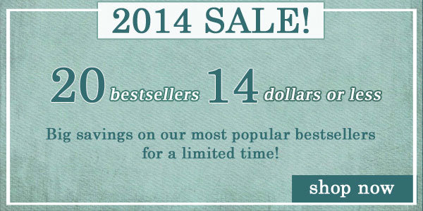 Get 20 Bestsellers Under $14 During the 2014 Sale!