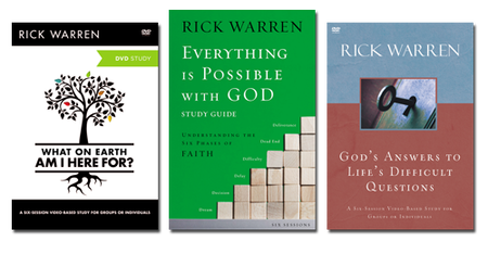 3 Video Bible Studies from Rick Warren