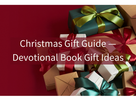 Christmas Gift Guide — Devotional Book Gift Ideas