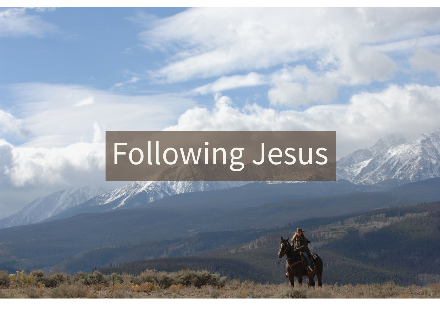 Following Jesus