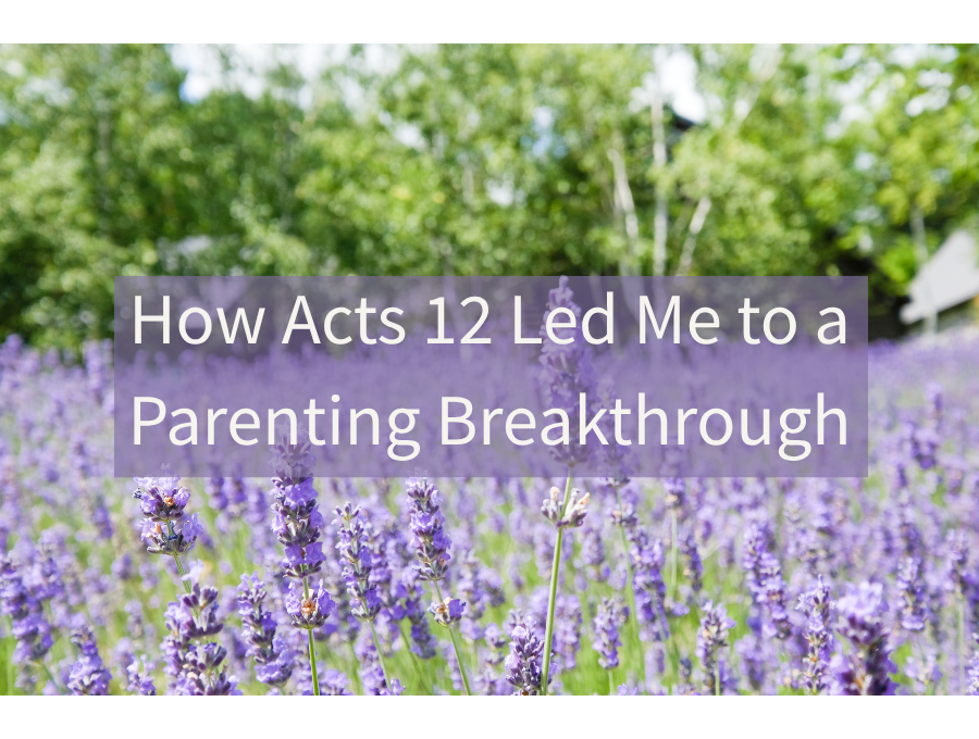 How Acts 12 Led Me to a Parenting Breakthrough