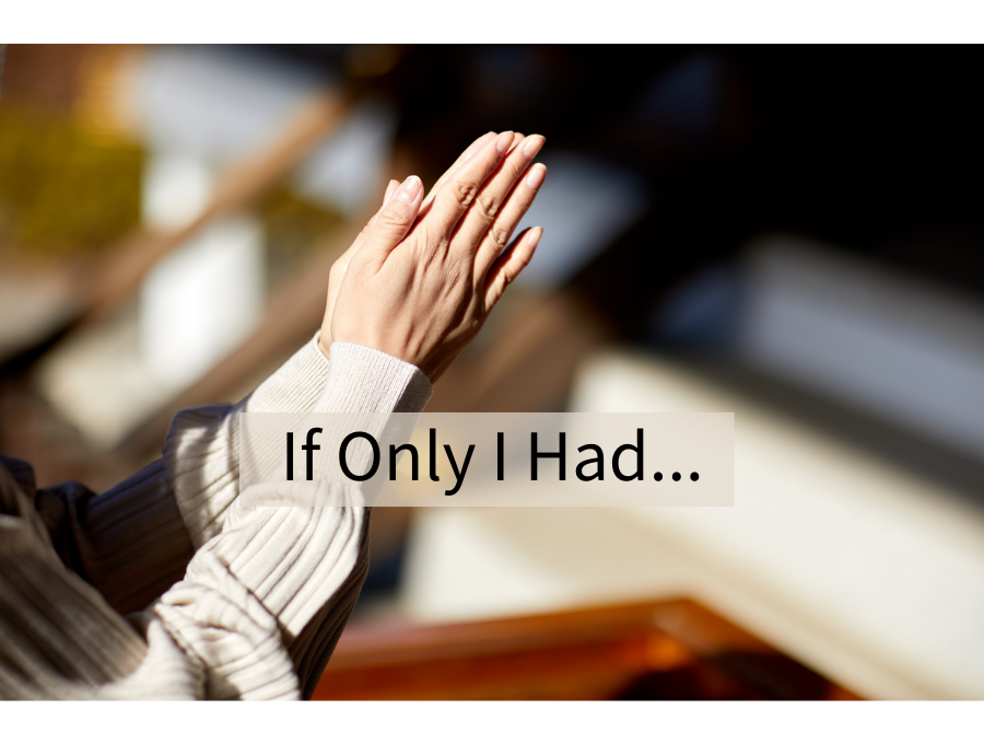 If Only I Had...