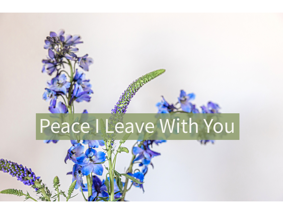 Peace I Leave With You