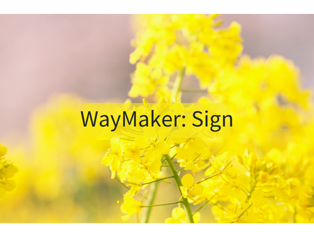 WayMaker: Sign