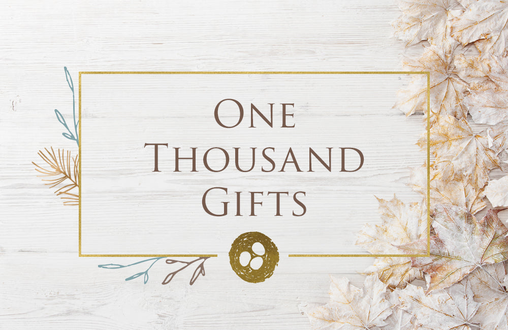 One Thousand Gifts OBS Week 3 — All Is Grace