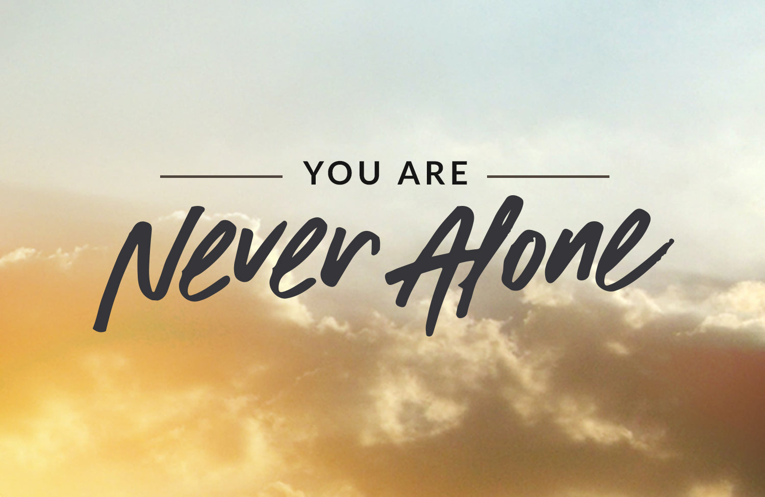 You’re Invited to the You Are Never Alone Online Bible Study