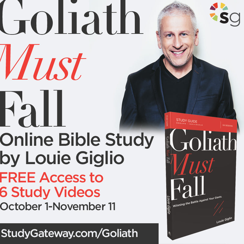 You're Invited to the Goliath Must Fall Online Bible Study