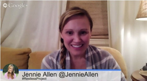 Author Chat with Jennie Allen Replay