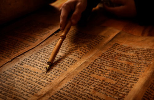 Reading the Torah,book cover jesus on every page