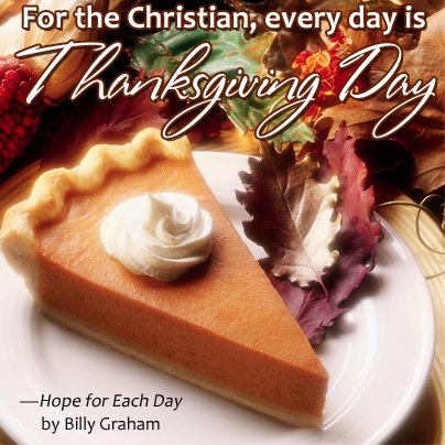 The Purpose of Thanksgiving