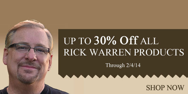 Happy Birthday Rick Warren!  Save Up To 30% Off Rick Warren's Bestsellers Now!