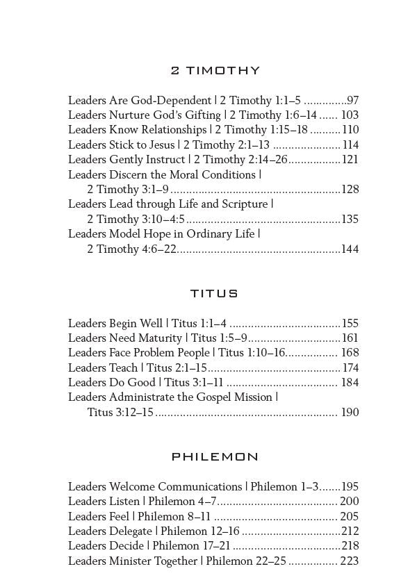 1 & 2 Timothy, Titus, and Philemon: Wisdom for Every Church Leader