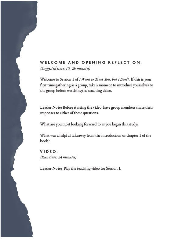 I Want to Trust You, but I Don't Bible Study Guide plus Streaming Video: Moving Forward When You’re Skeptical of Others, Afraid of What God Will Allow, and Doubtful of Your Own Discernment