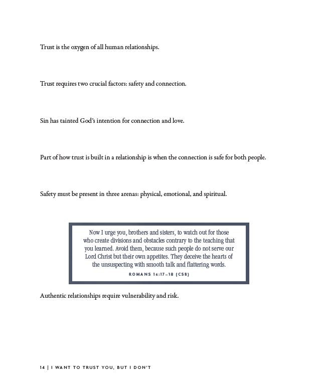 I Want to Trust You, but I Don't Bible Study Guide plus Streaming Video: Moving Forward When You’re Skeptical of Others, Afraid of What God Will Allow, and Doubtful of Your Own Discernment