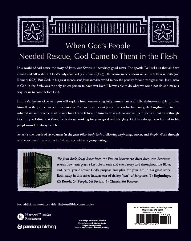 Savior Bible Study Guide: The Story of God’s Rescue Plan