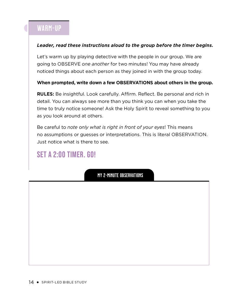 Spirit-Led Bible Study Workbook plus Streaming Video: Six Practices to Bring the Bible to Life