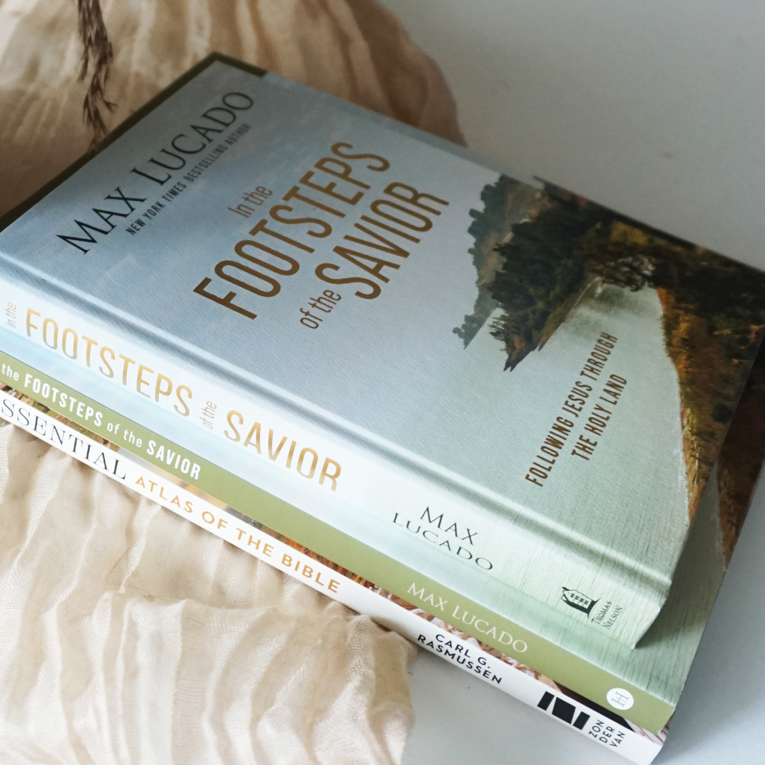 In the Footsteps of the Savior Study Guide + Book + Atlas Premium Bundle