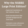 NABRE, New American Bible, Revised Edition, Catholic Bible, Large Print Edition, Comfort Print: Holy Bible