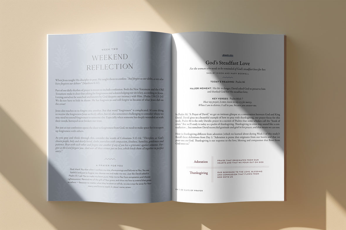 30 Days of Prayer: A Bible Study in Psalms