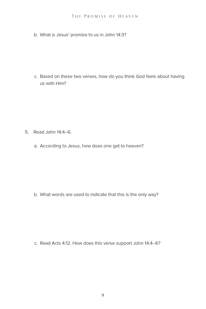 The Promise of Heaven Bible Study Guide: Why You Can Get Excited About Your Eternal Home