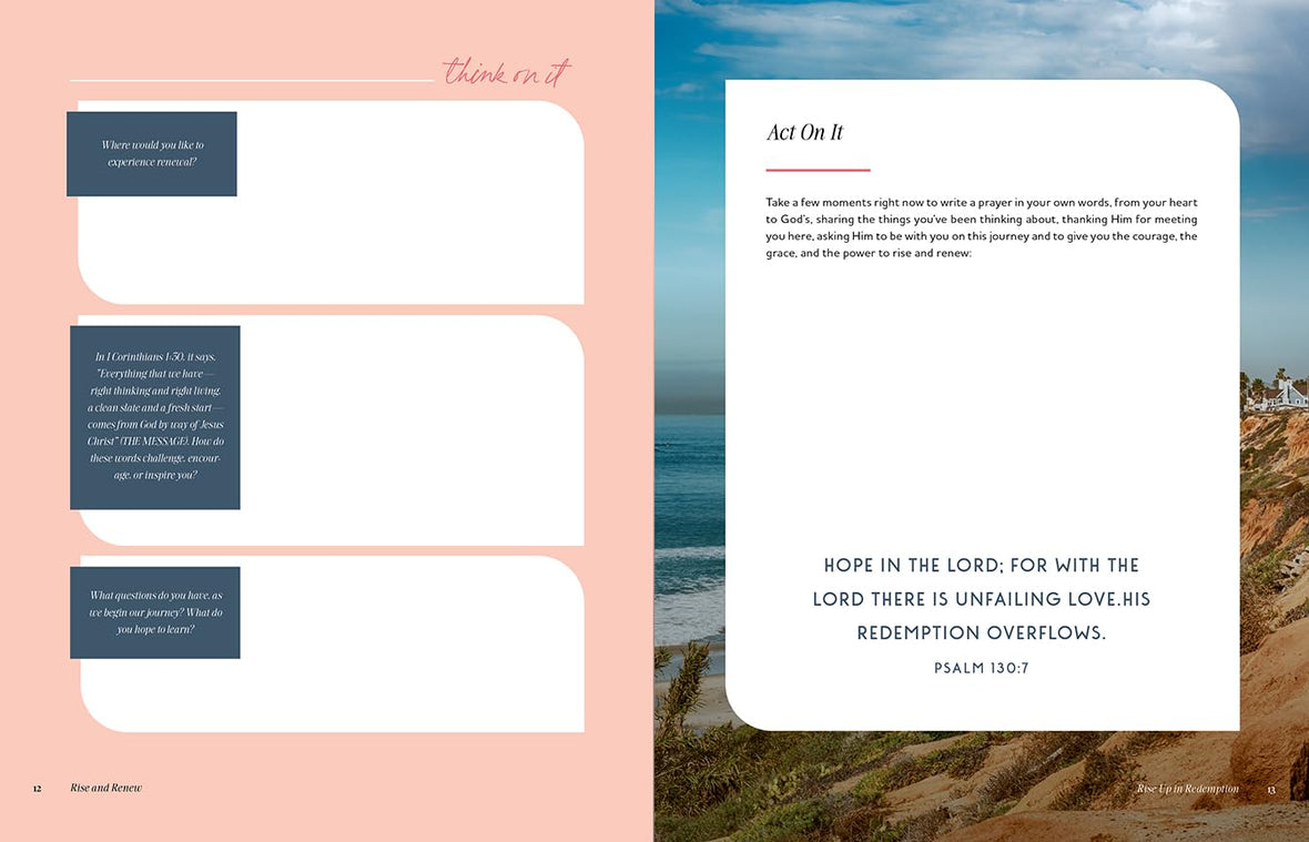 Rise and Renew: A 30-Day Devotional to Heal a Hurting Heart, Overcome Emotional Pain, and Grow in Your Faith – Devotions with Questions and Exercises – The Perfect Christian Christmas Gift for Women