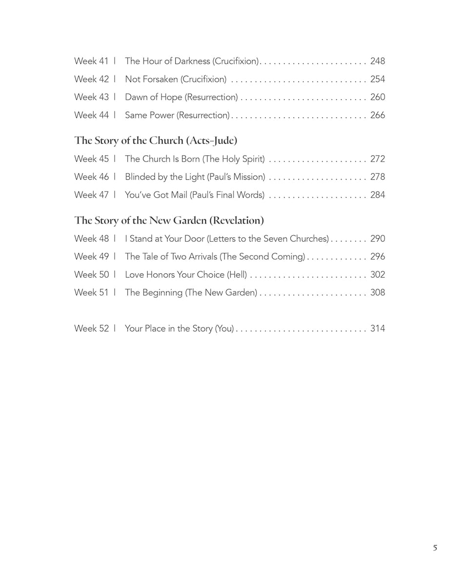 Encountering God's Love from Genesis to Revelation: A 52-Week Bible Study