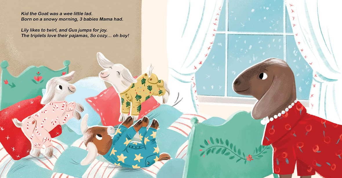 Kid the Goat Won't Wear His Christmas Coat