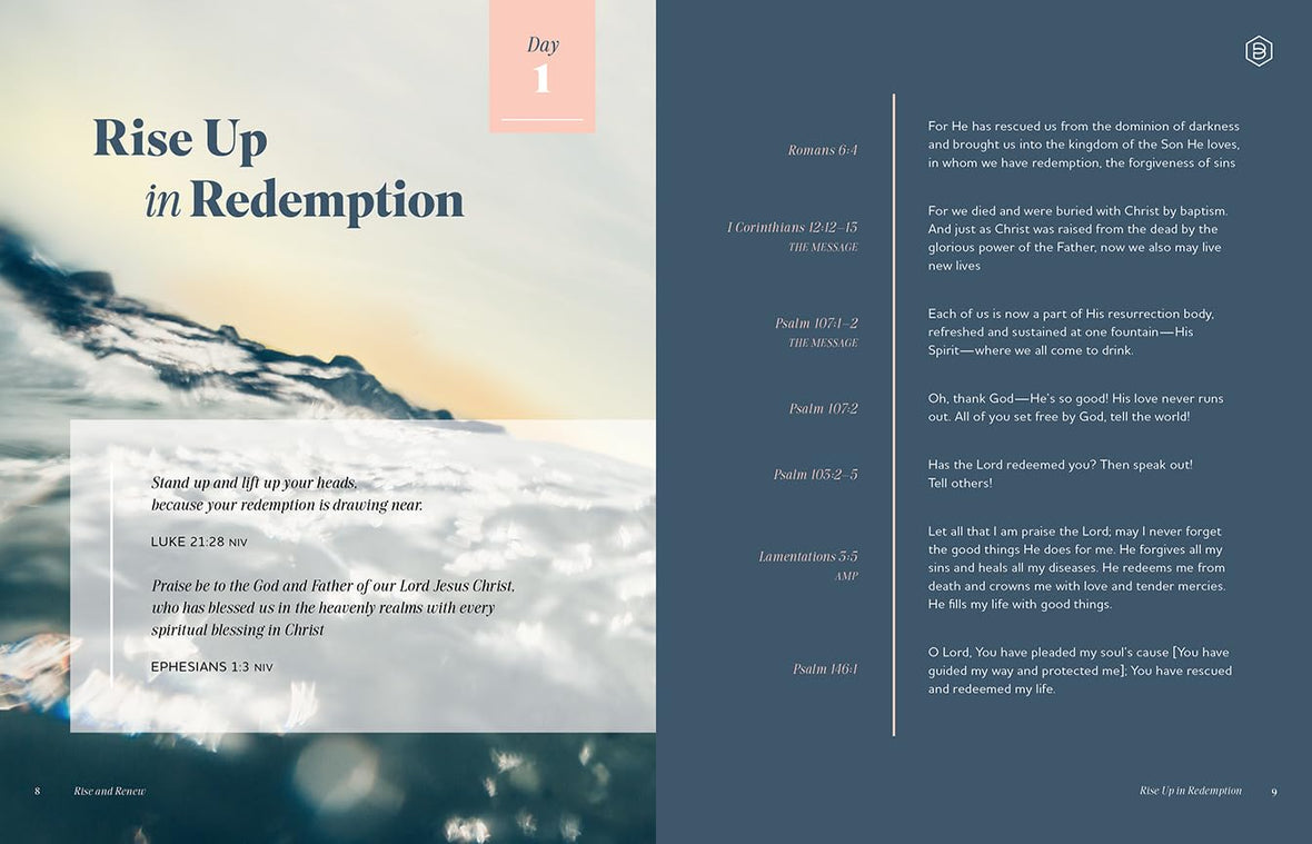 Rise and Renew: A 30-Day Devotional to Heal a Hurting Heart, Overcome Emotional Pain, and Grow in Your Faith – Devotions with Questions and Exercises – The Perfect Christian Christmas Gift for Women