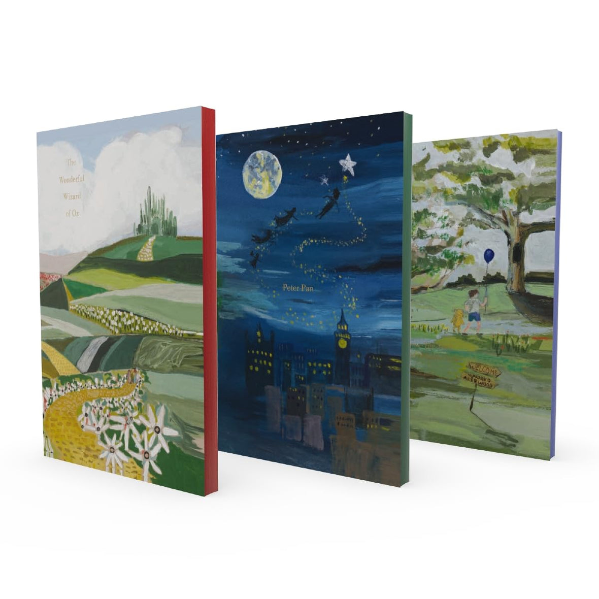 Timeless Classics: Harper Muse Painted Kids Set: Winnie-the-Pooh and Other Delightful Stories, Peter Pan, and The Wonderful Wizard of Oz