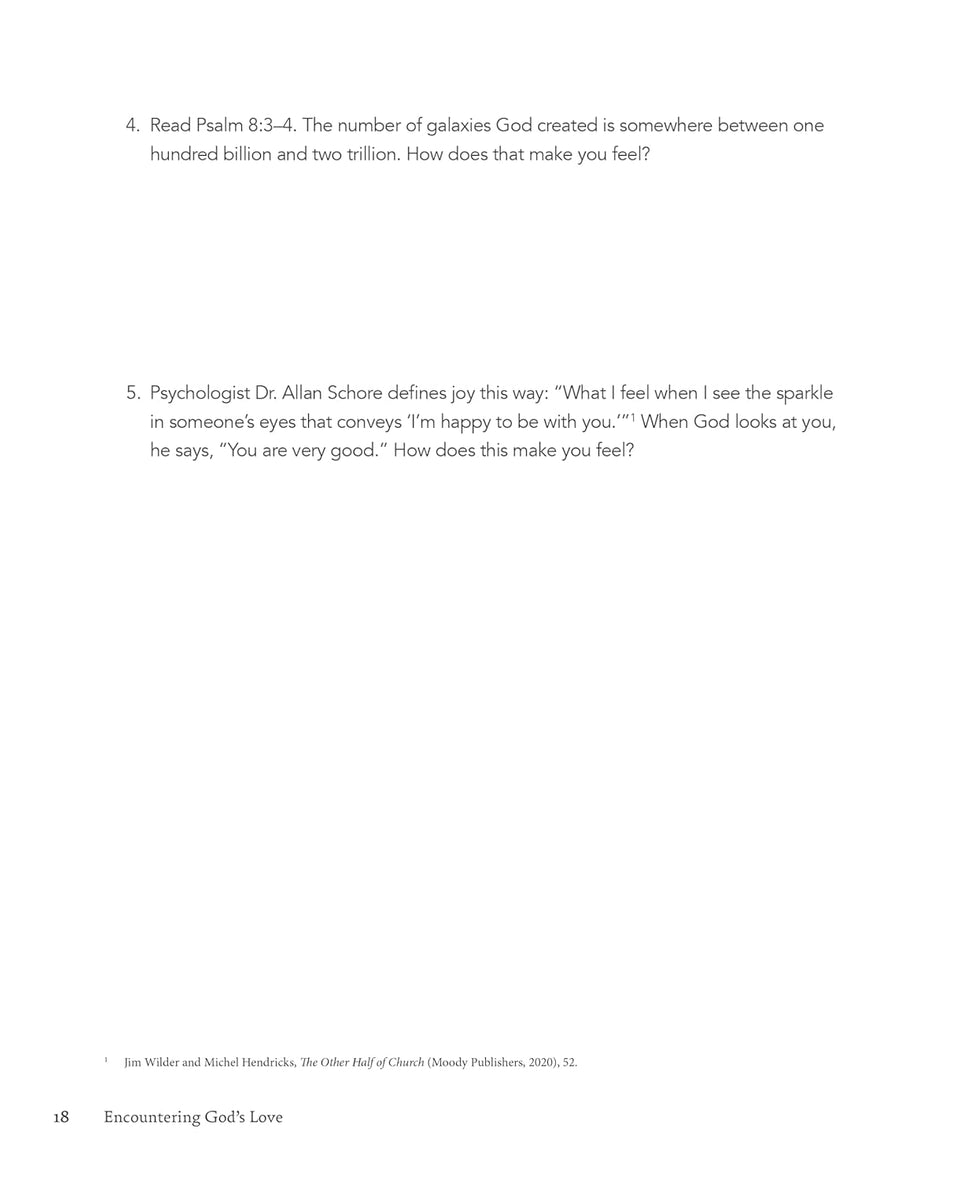 Encountering God's Love from Genesis to Revelation: A 52-Week Bible Study