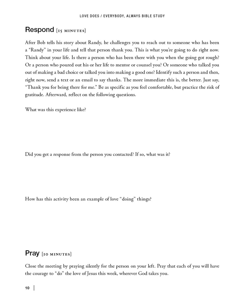 Love Does/Everybody Always 2-in-1 Bible Study Guide plus Streaming Video: Discover a Secretly Incredible Life and Become Love in a World Full of Difficult People