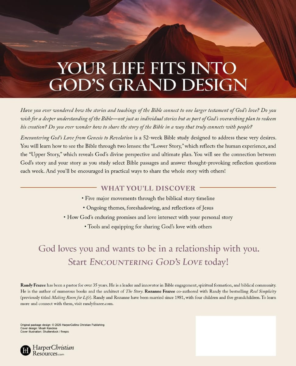 Encountering God's Love from Genesis to Revelation: A 52-Week Bible Study