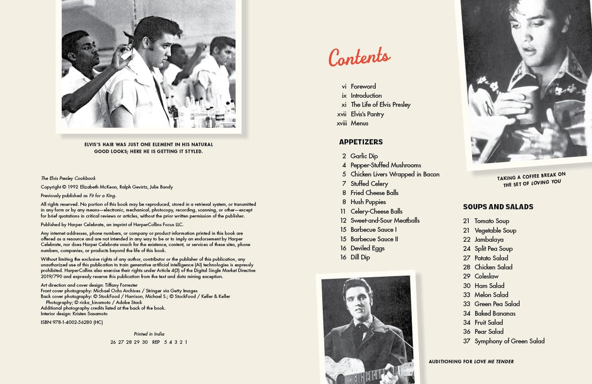 The Elvis Presley Cookbook: Fun Facts and Simple Southern Comfort Recipes Fit for a King