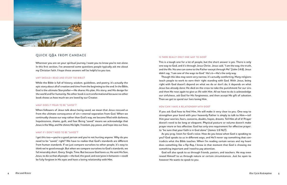 Rise and Renew: A 30-Day Devotional to Heal a Hurting Heart, Overcome Emotional Pain, and Grow in Your Faith – Devotions with Questions and Exercises – The Perfect Christian Christmas Gift for Women