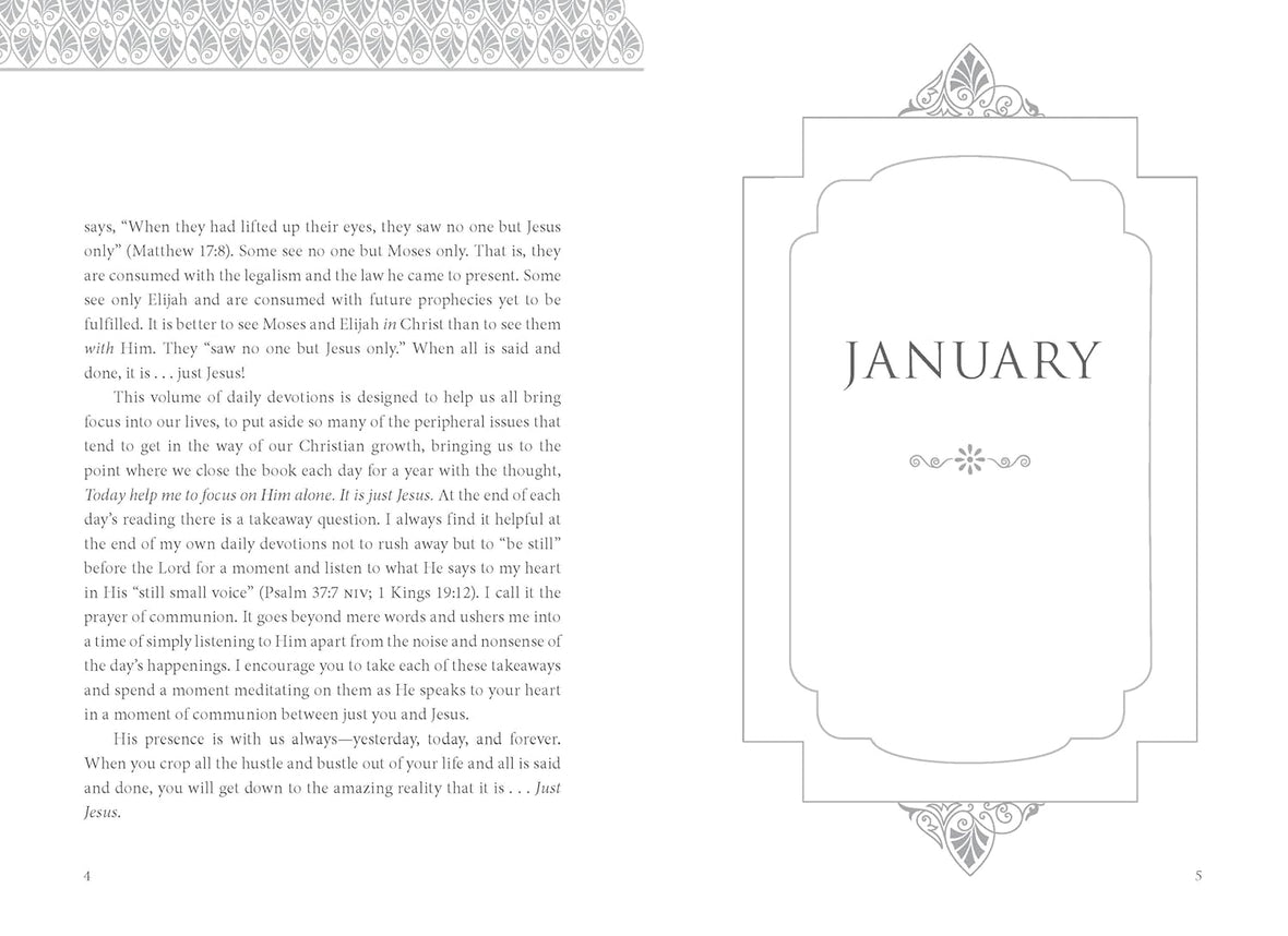 Just Jesus: Our Hope Yesterday, Today, Forever (A 365-Day Devotional)