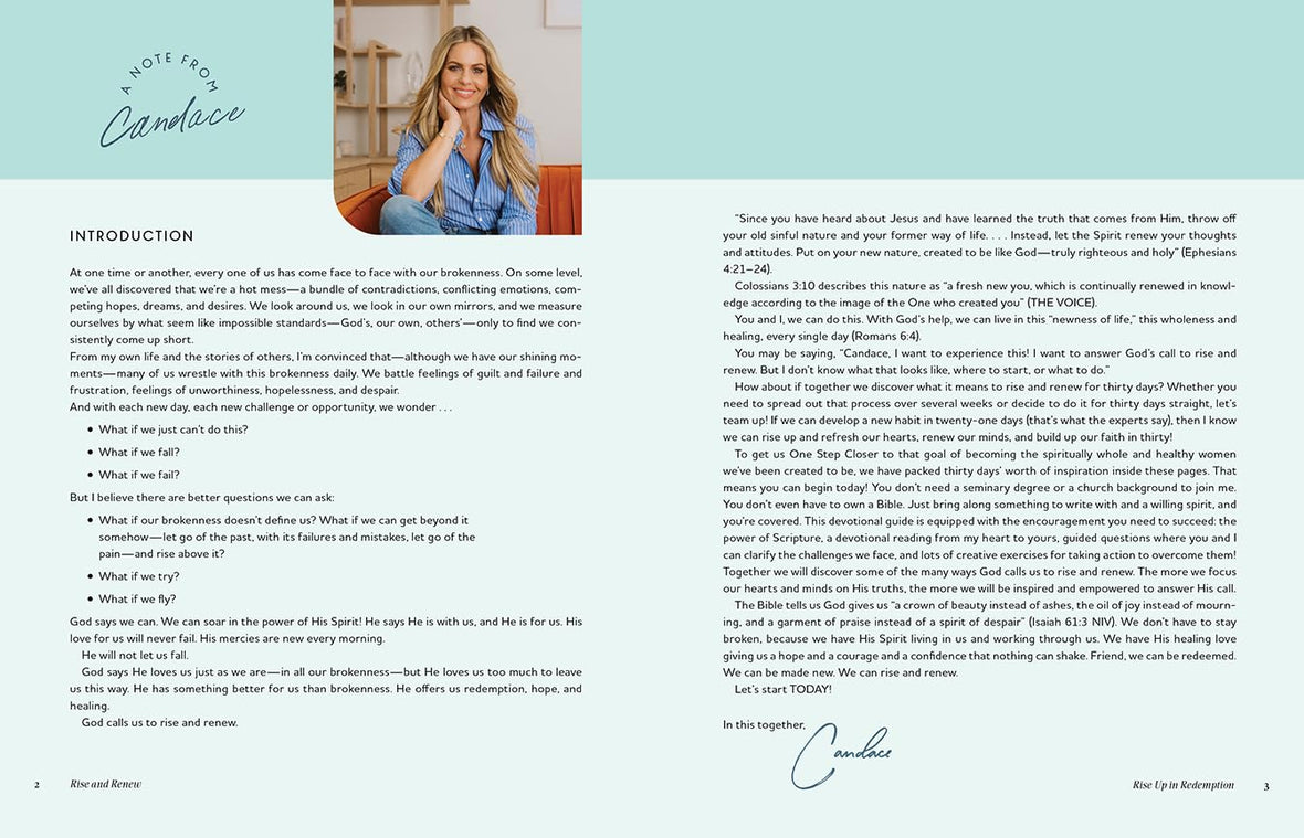 Rise and Renew: A 30-Day Devotional to Heal a Hurting Heart, Overcome Emotional Pain, and Grow in Your Faith – Devotions with Questions and Exercises – The Perfect Christian Christmas Gift for Women