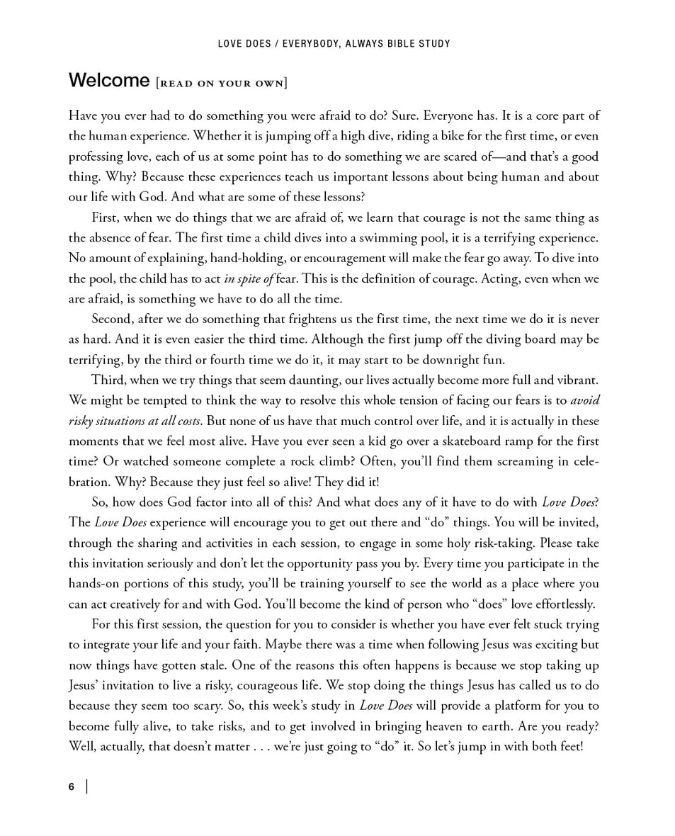 Love Does/Everybody Always 2-in-1 Bible Study Guide plus Streaming Video: Discover a Secretly Incredible Life and Become Love in a World Full of Difficult People