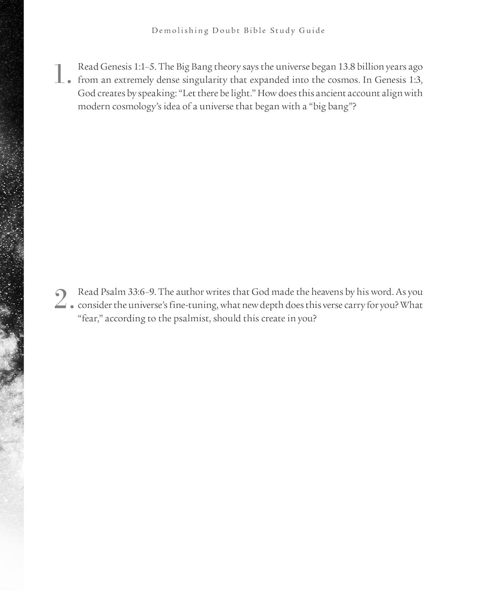 Demolishing Doubt Bible Study Guide plus Streaming Video: Discover How Your Deepest Questions Can Lead to Life-Giving Faith