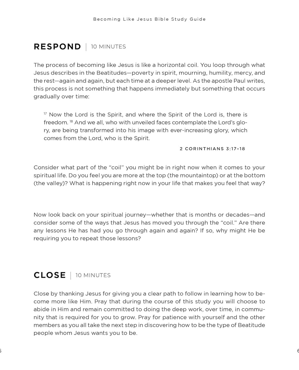 Becoming Like Jesus Bible Study Guide plus Streaming Video: A Bible Study on the Beatitudes