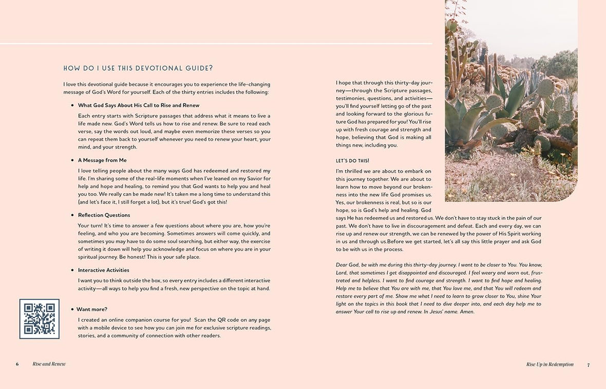 Rise and Renew: A 30-Day Devotional to Heal a Hurting Heart, Overcome Emotional Pain, and Grow in Your Faith – Devotions with Questions and Exercises – The Perfect Christian Christmas Gift for Women