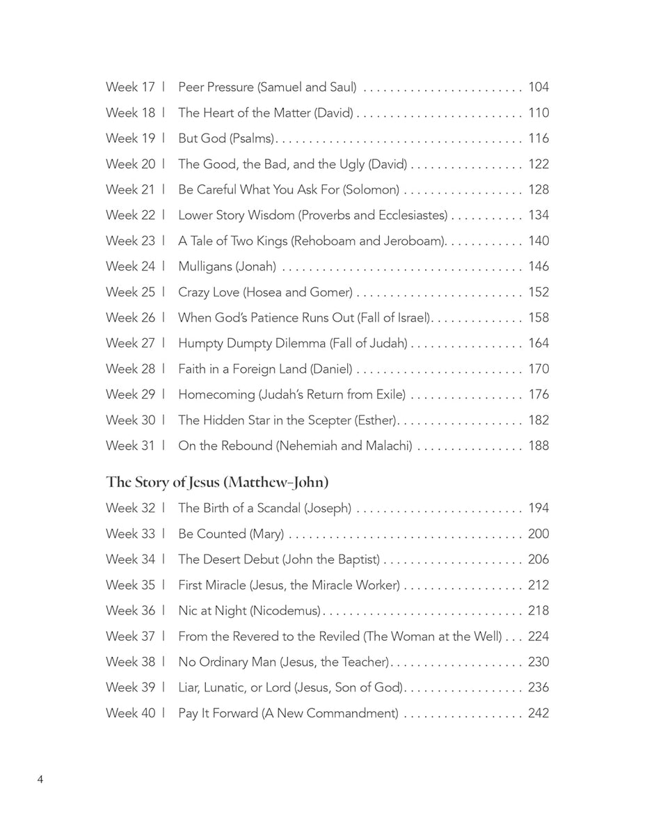 Encountering God's Love from Genesis to Revelation: A 52-Week Bible Study