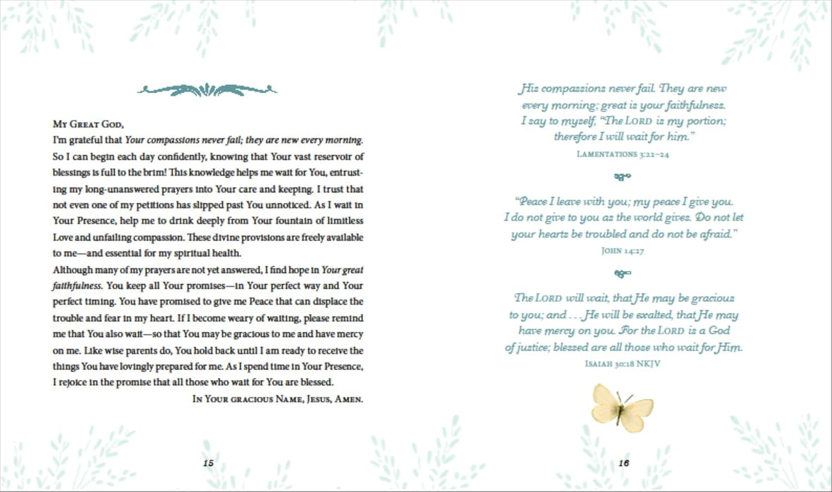 Jesus Listens for Moms, Padded Hardcover, with Full Scriptures