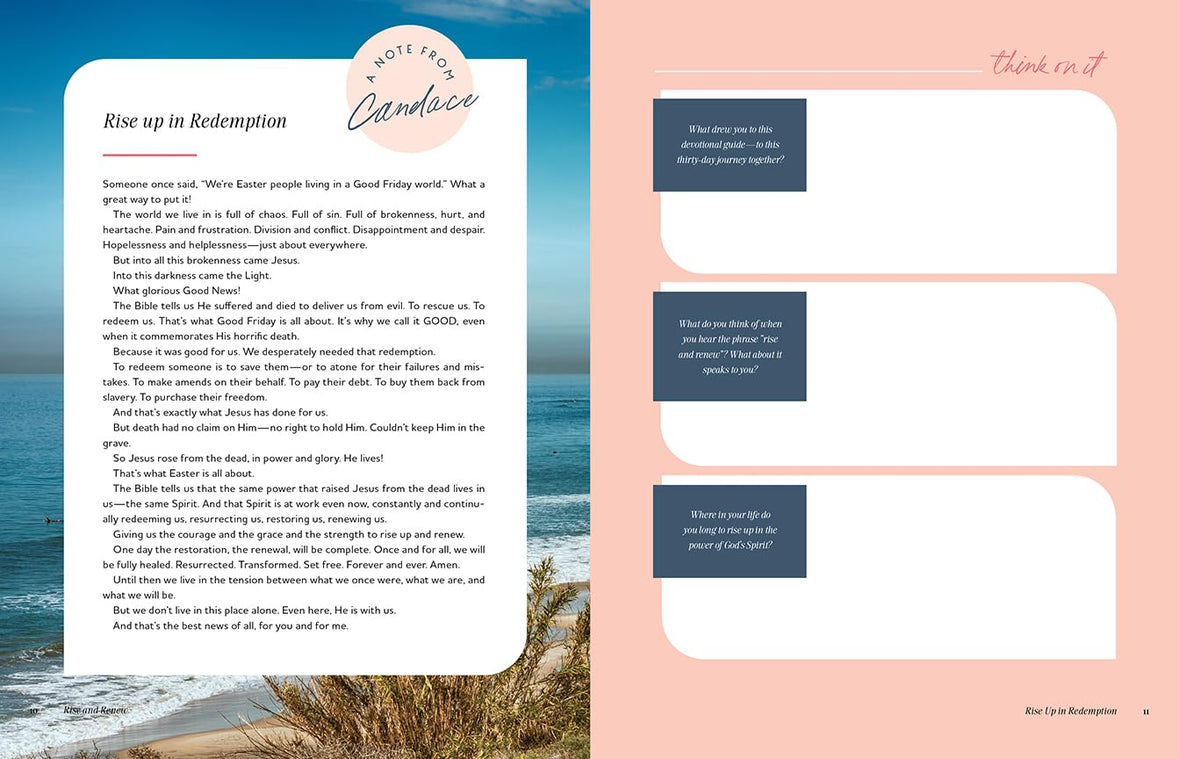 Rise and Renew: A 30-Day Devotional to Heal a Hurting Heart, Overcome Emotional Pain, and Grow in Your Faith – Devotions with Questions and Exercises – The Perfect Christian Christmas Gift for Women