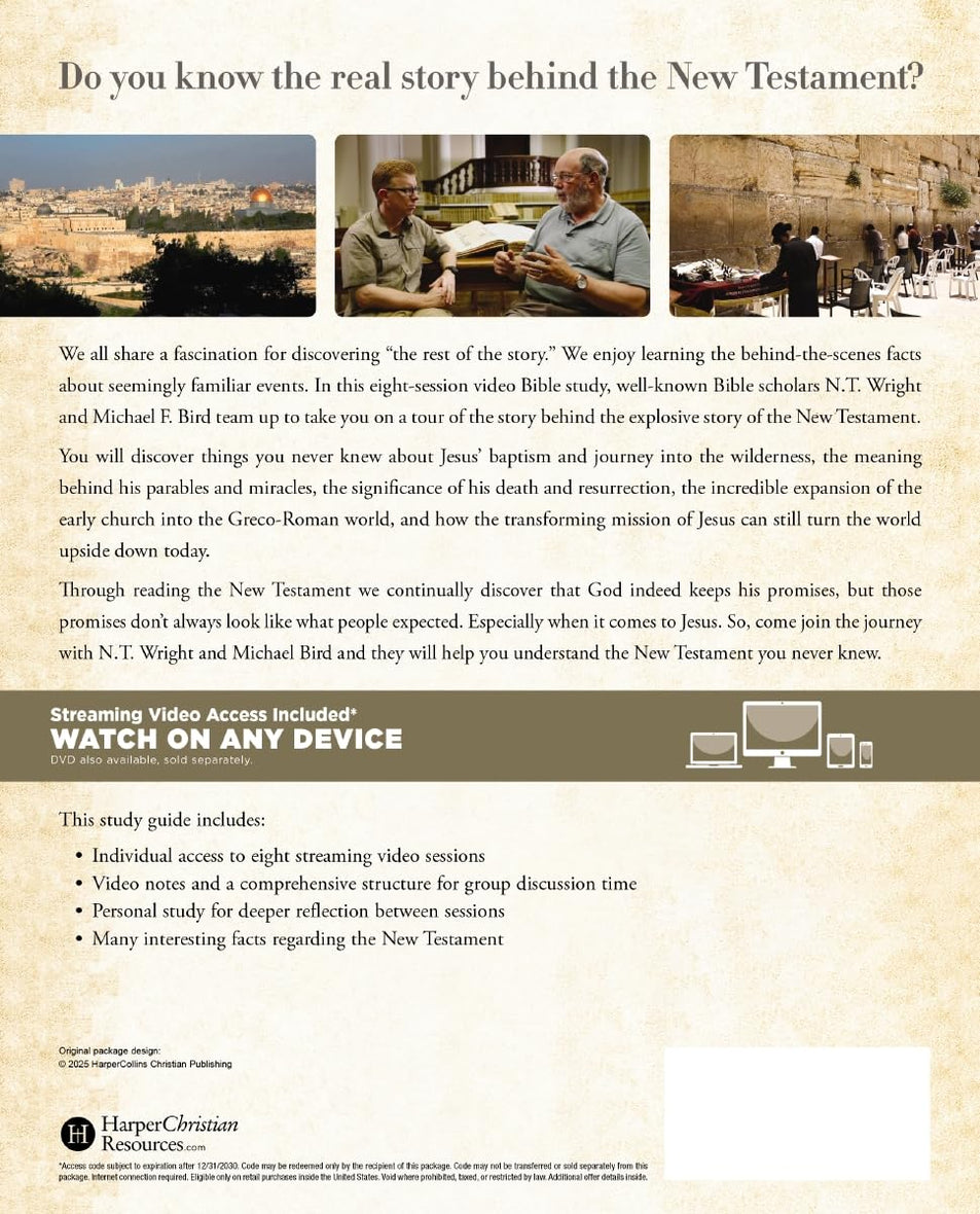 The New Testament You Never Knew Bible Study Guide plus Streaming Video, Updated Edition: Exploring the Context, Purpose, and Meaning of the Story of God